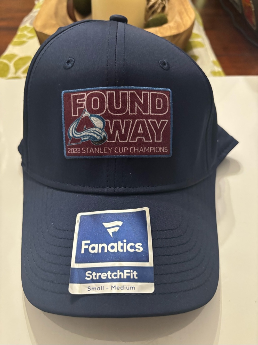 Fanatics Navy & Burgundy 'Found A Way' StretchFit Cap